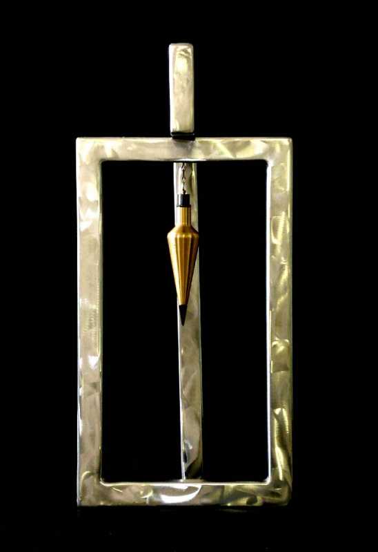 1219aabbbPortal_No_1_Series_3cc_Stainless_Steel_with_Plum_Bob_front_view_18_in_high