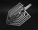 45ab_72_dpi_Portal_No_6a_16_6H_Dreidel_Labyrinth_Sculpture_16_5_in_x_9_5in_right_side_view.jpg